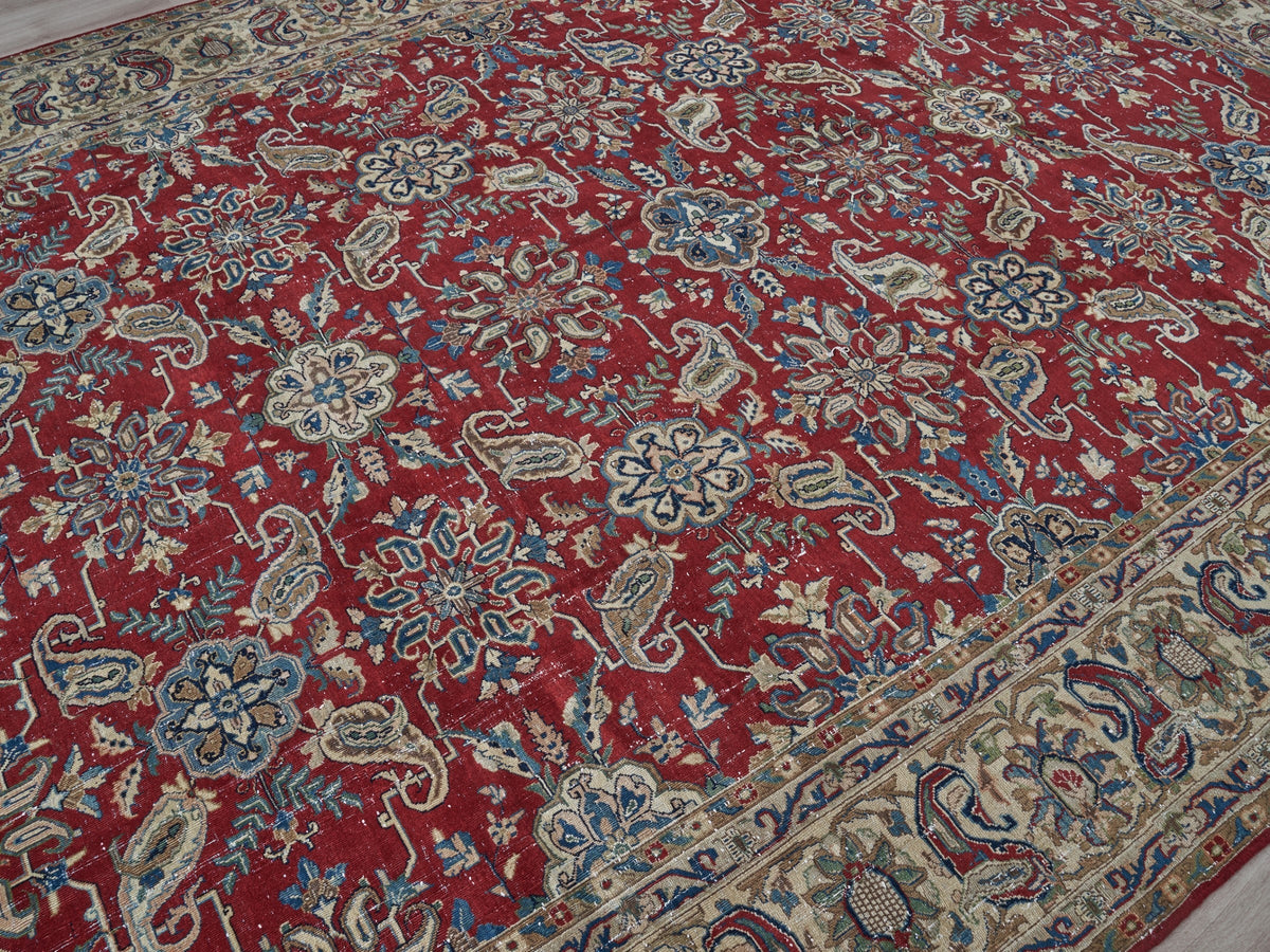 8'4" x 11'3" Oriental Persian Style Red Rug