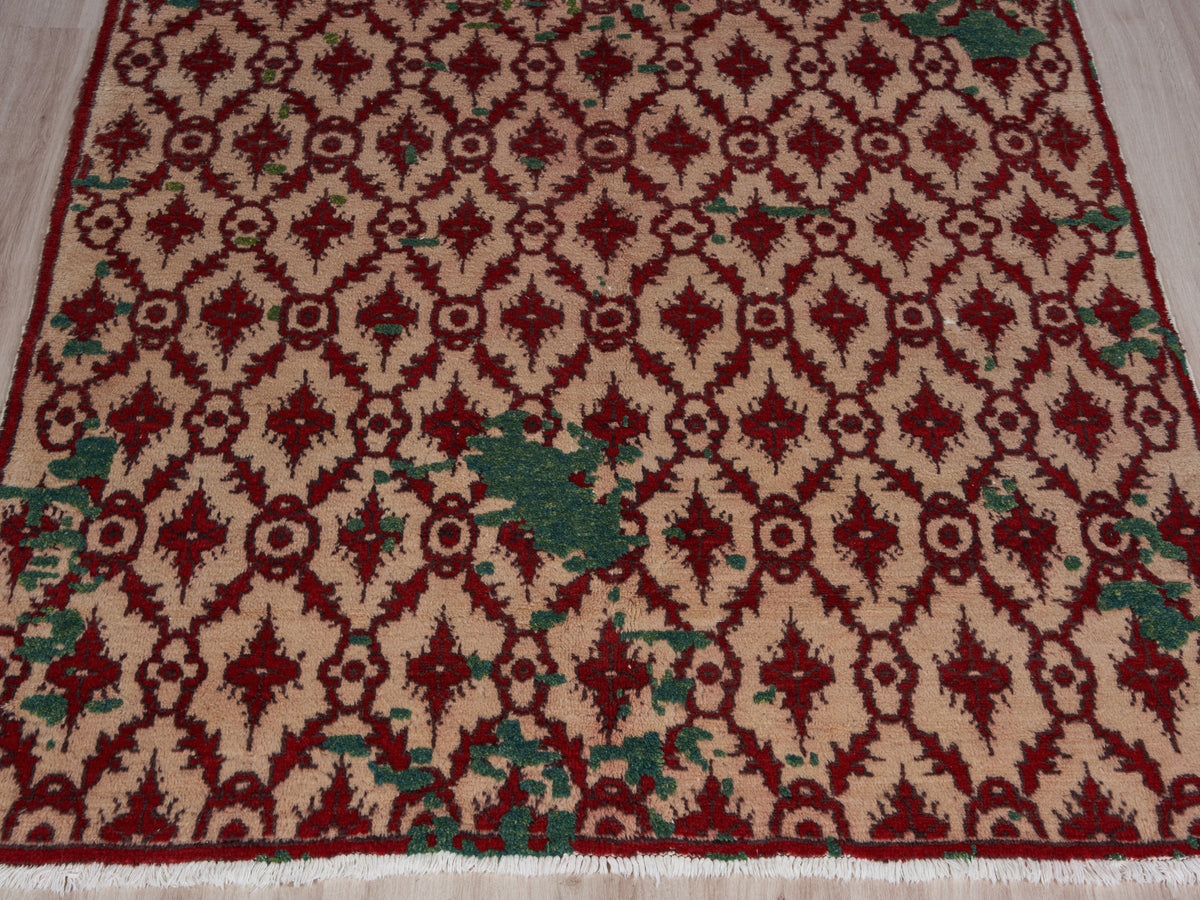 5'9" x 10'3" Vintage Turkish Handmade Rug