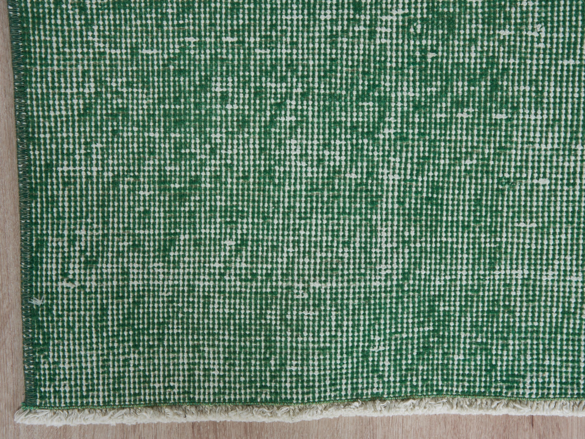 3'8" x 6'8" Vintage Green Scatter Rug