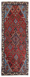 1'9" x 4'7" - Handmade Vintage Persian Style Rug