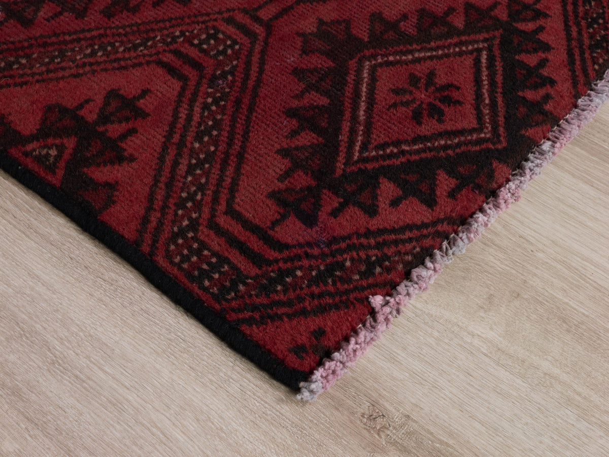 2'10" x 6' Persian Style Red Small Runner Rug