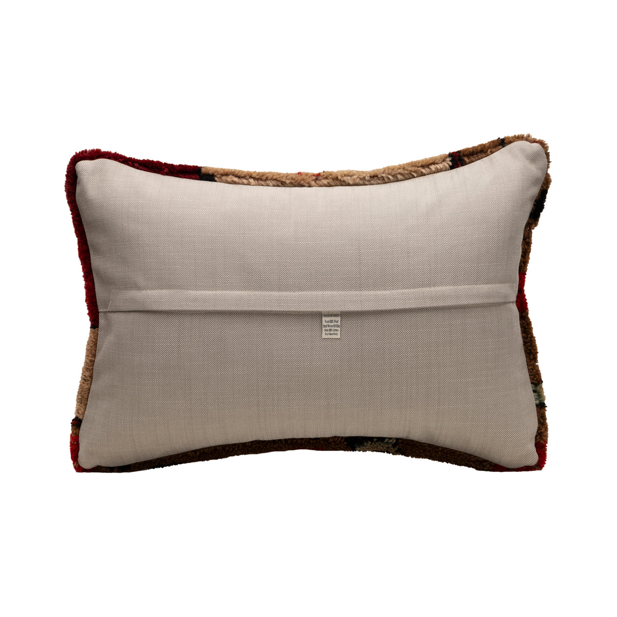 Handmade Oriental Rug Pillow Cover 12" x 20"