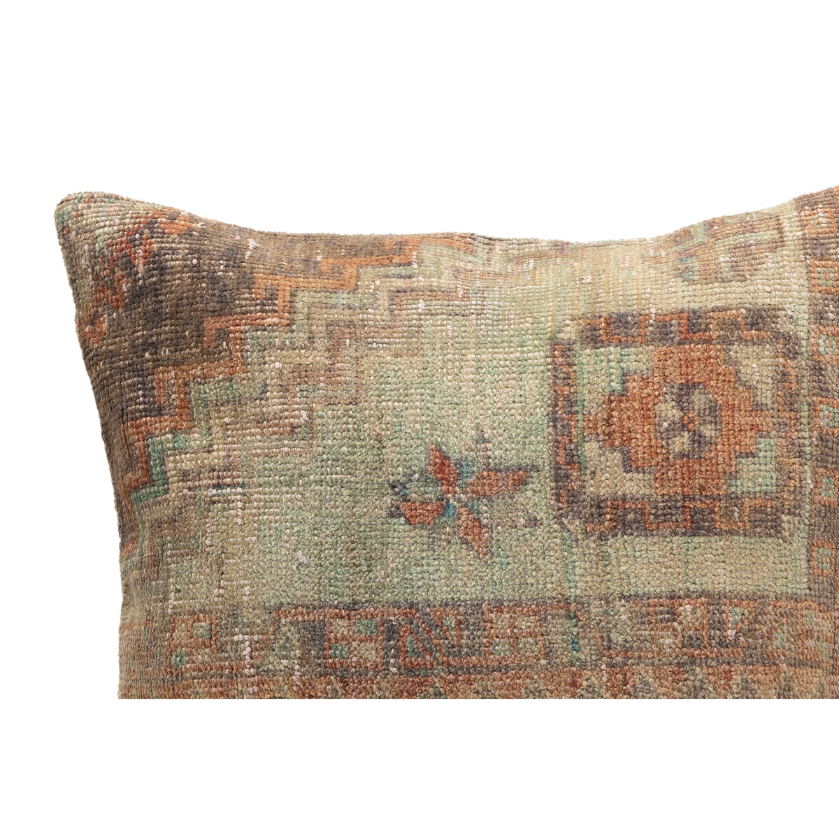 Neutral Vintage Rug Pillow Cover 20" x 20"