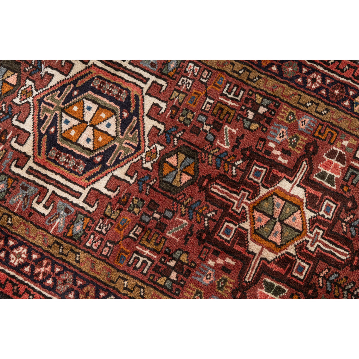 - (2'6" x 9'2") Oriental Persian Style Runner Rug