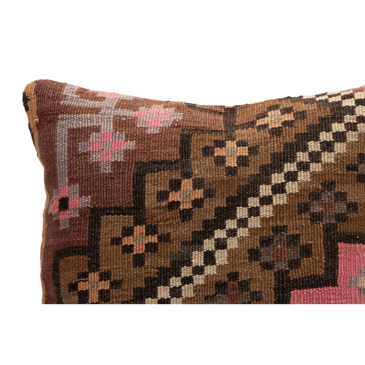 Oriental Kilim Throw Pillow Case 16" x 16"