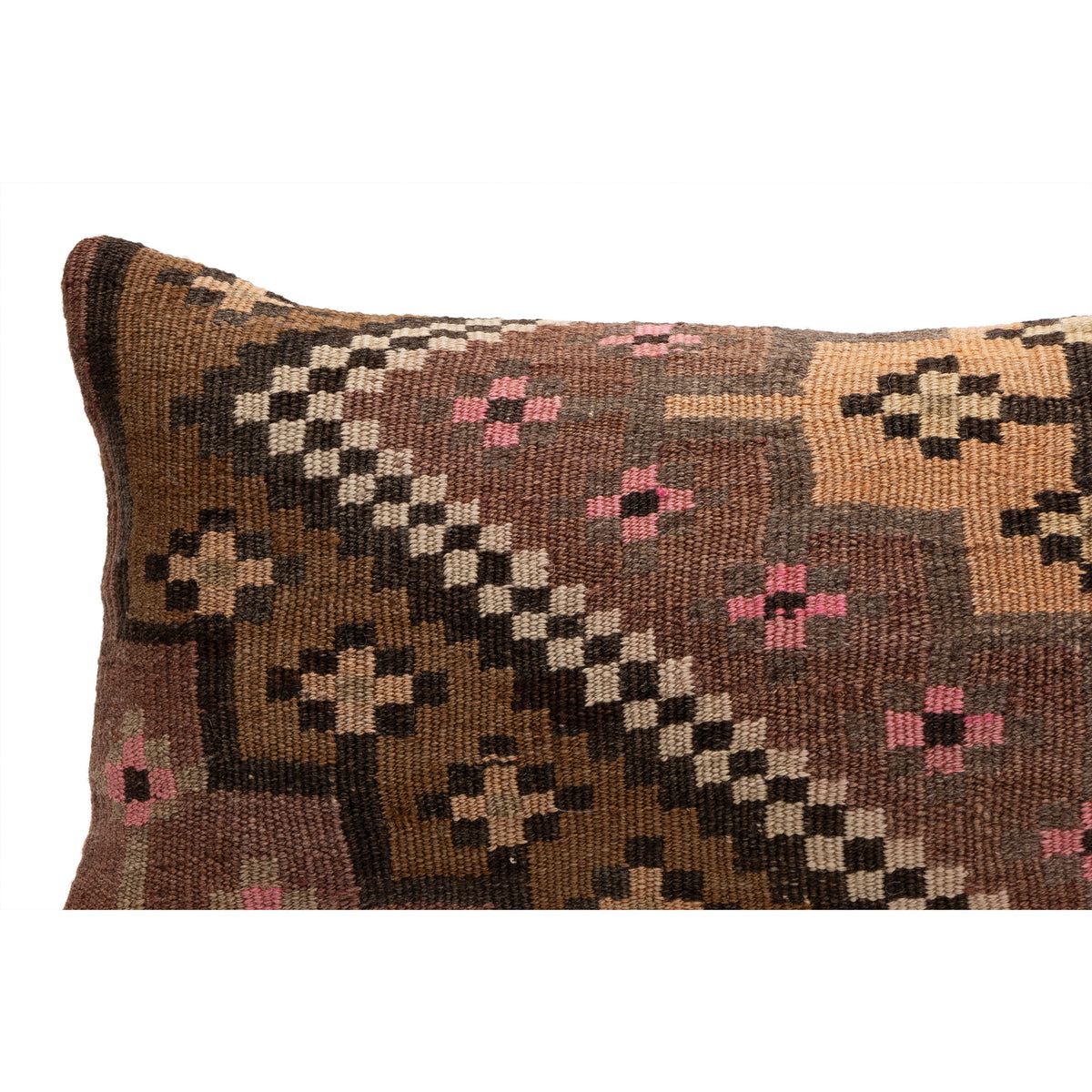 Authentic Oriental Kilim Pillow Case 12" x 20"