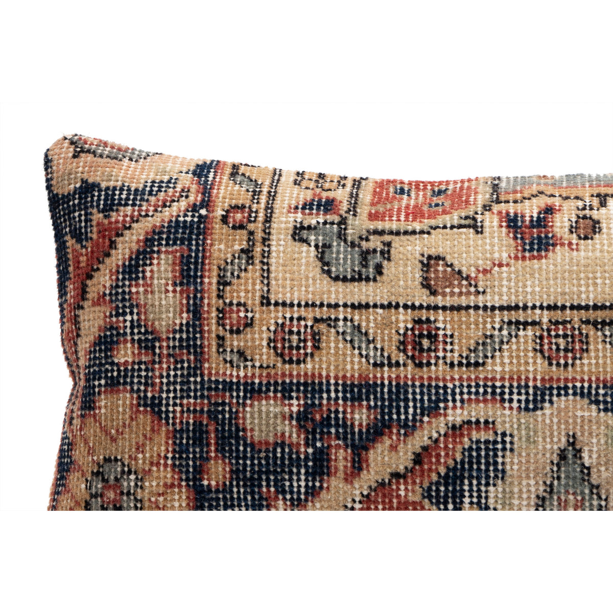 Authentic Oriental Rug Pillow Cover 12" x 20"