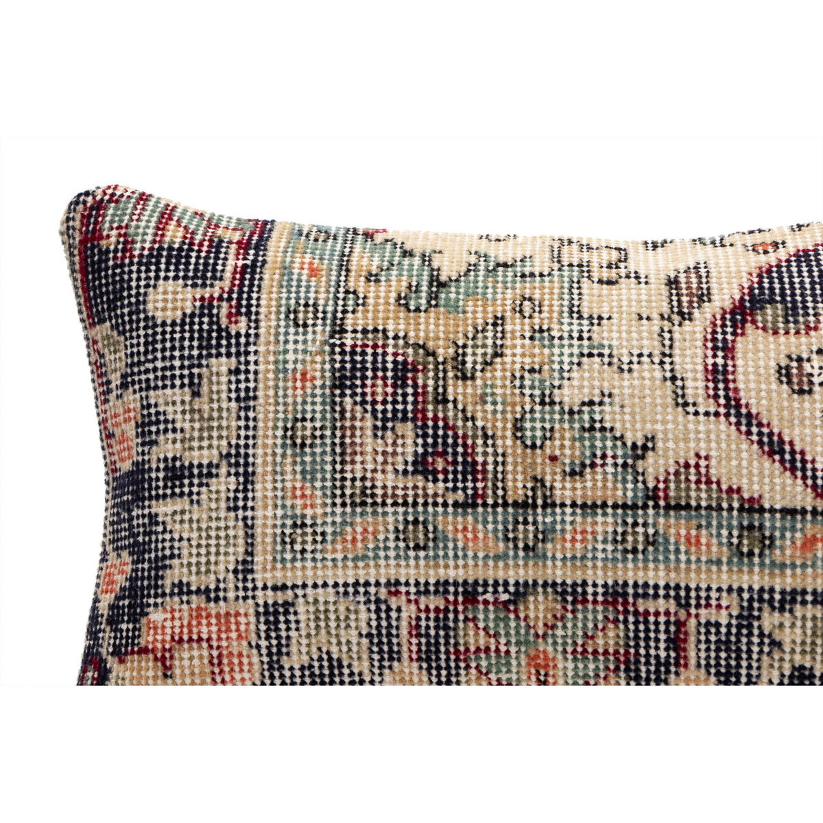 Authentic Oriental Rug Pillow Cover 12" x 20"