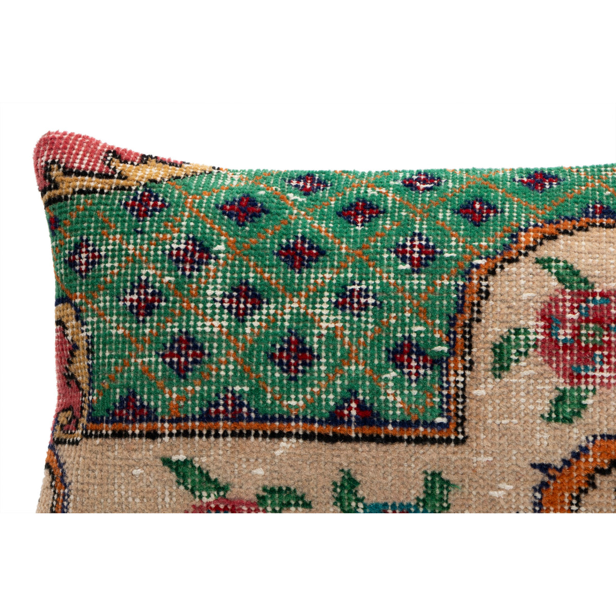 Oriental Handwoven Rug Pillow Cover 12" x 20"