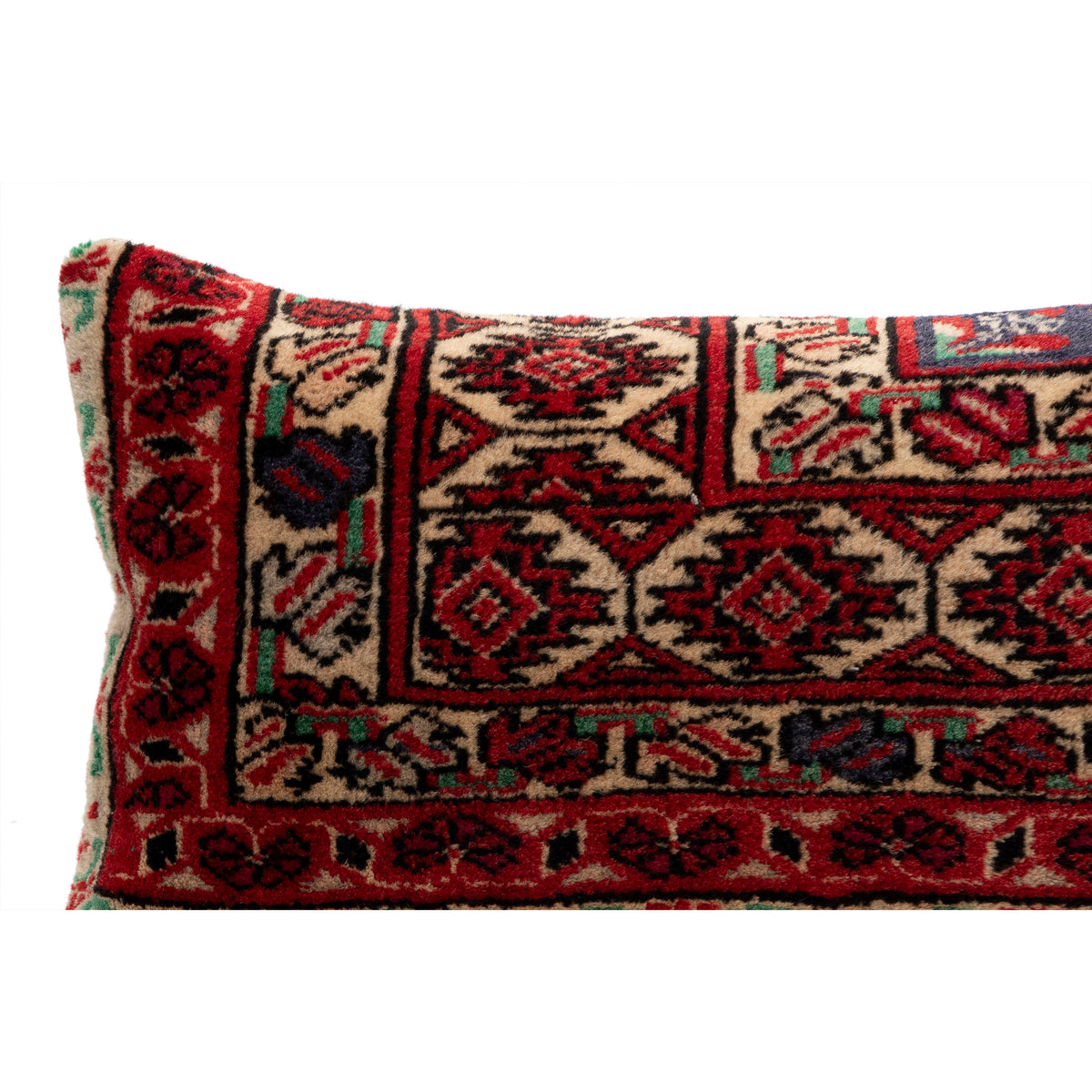 Oriental Red Handwoven Rug Pillow Cover 12" x 20"