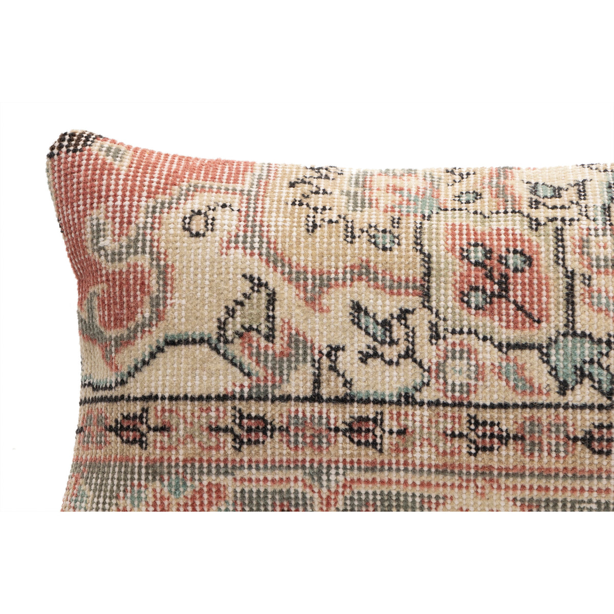 Oriental Handwoven Rug Pillow Cover 12" x 20"