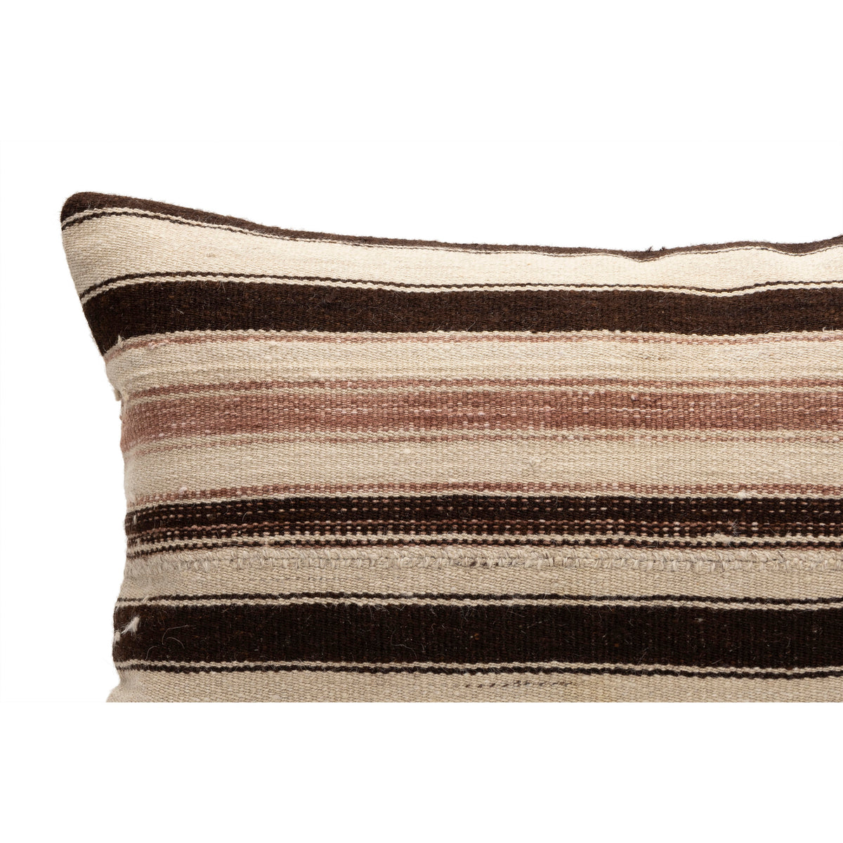 Vintage Striped Kilim Throw Pillow Covers 16" x 24"