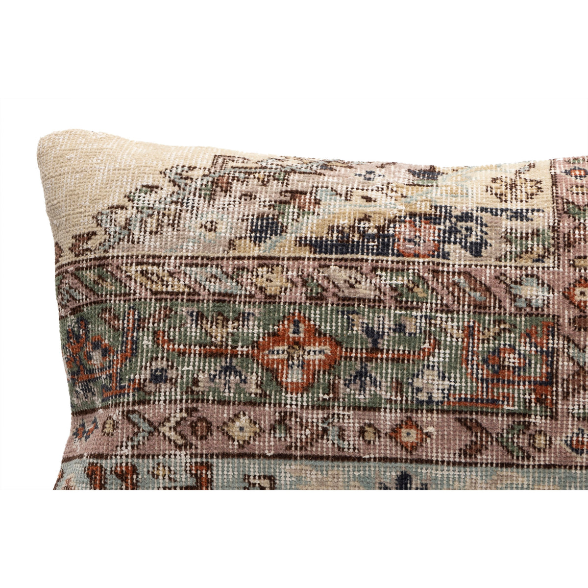 Oriental Rug Throw Pillow Cover 16" x 24"