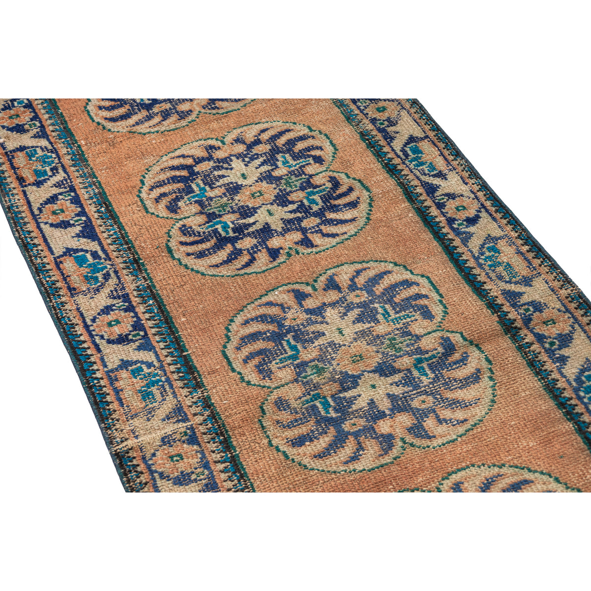 Andreyeva - (2'7" x 10') Vintage Turkish Runner Rug