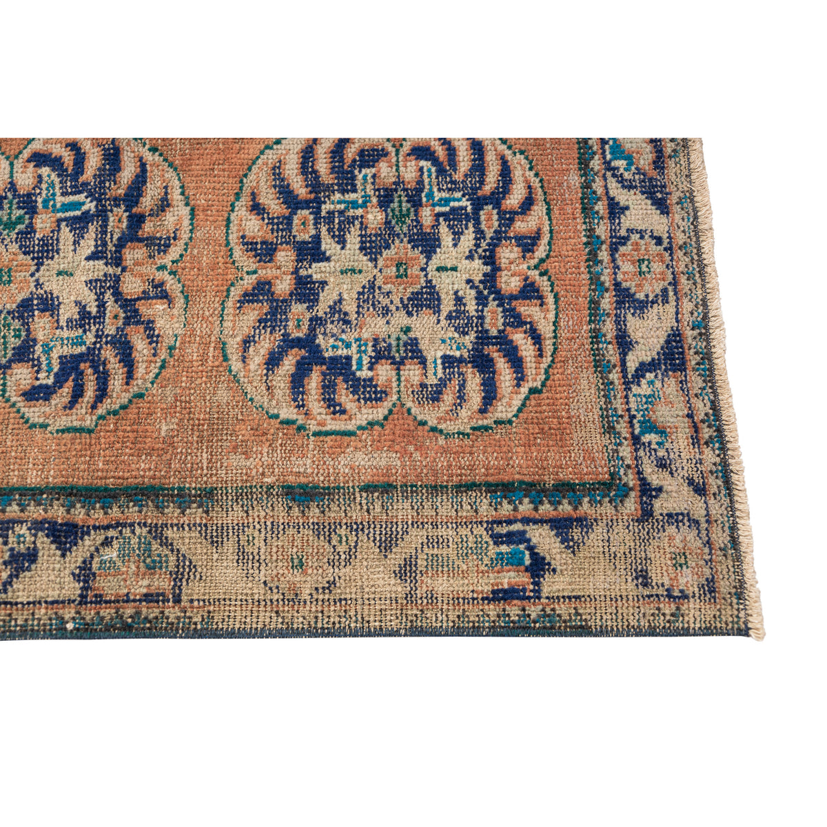 Andreyeva - (2'7" x 10') Vintage Turkish Runner Rug