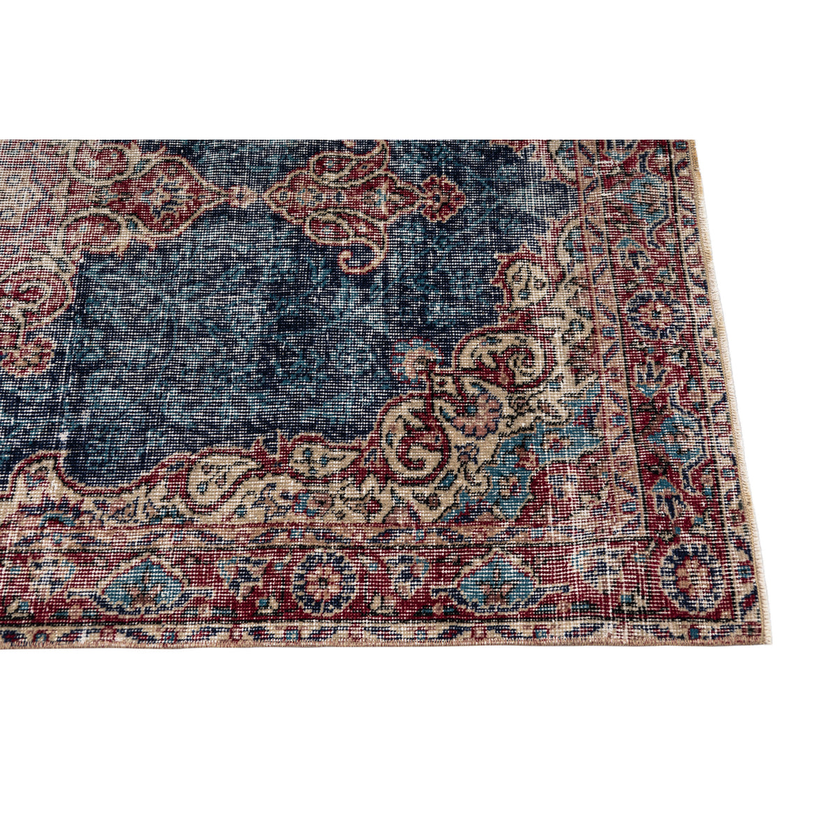 Volna - (3'8" x 6'7") Vintage Turkish Rug