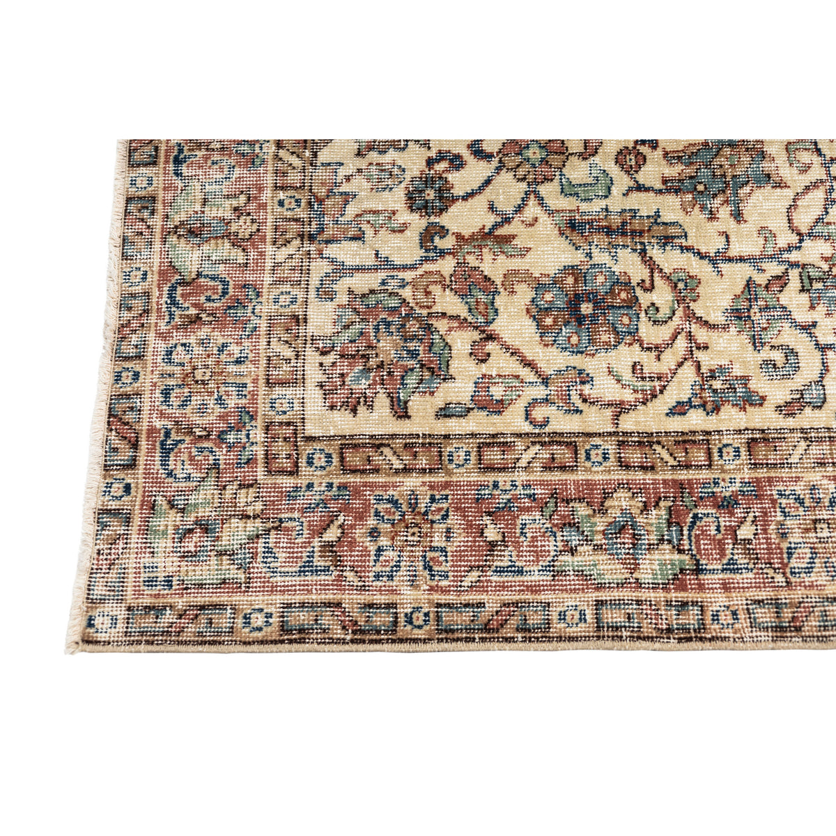 Beshtam - (3'11" x 6'6") Vintage Turkish Rug