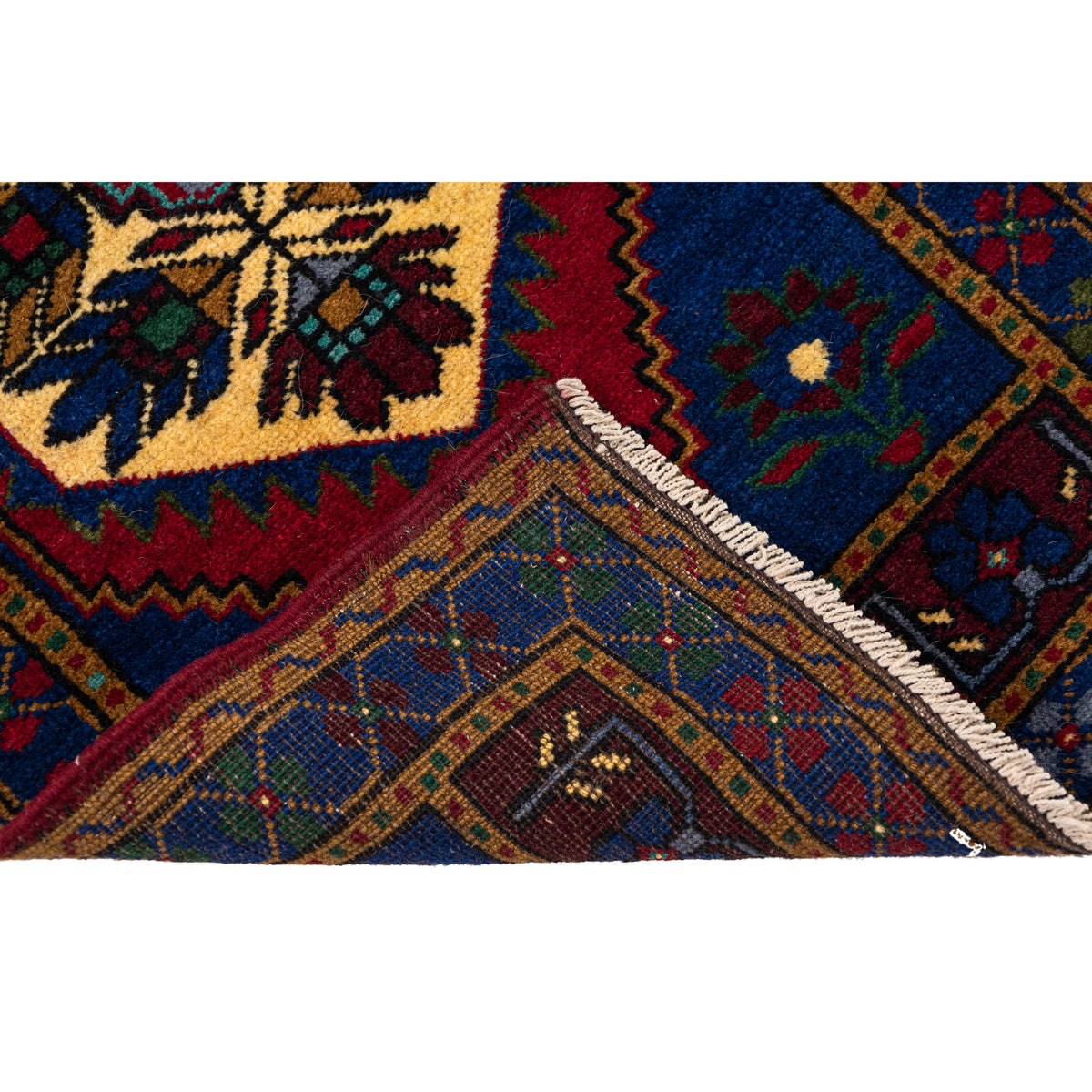 Tiny Vintage Turkish Boho Rug - (1'11" x 3'5")