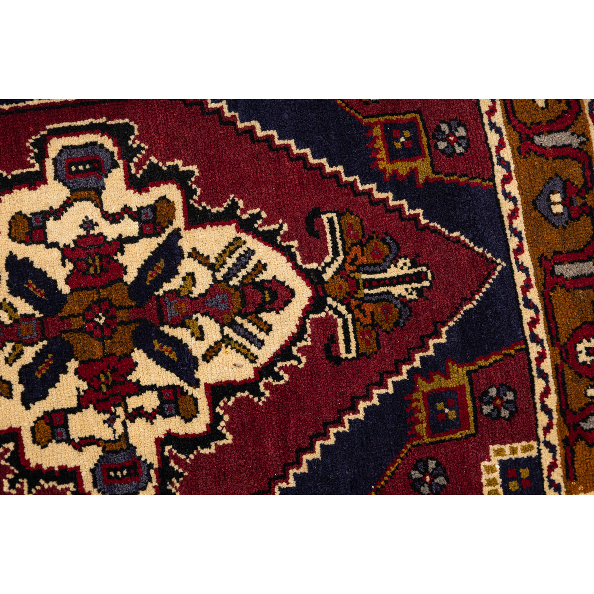 Handwoven Vintage Turkish Mini Rug - (1'11" x 3'6")