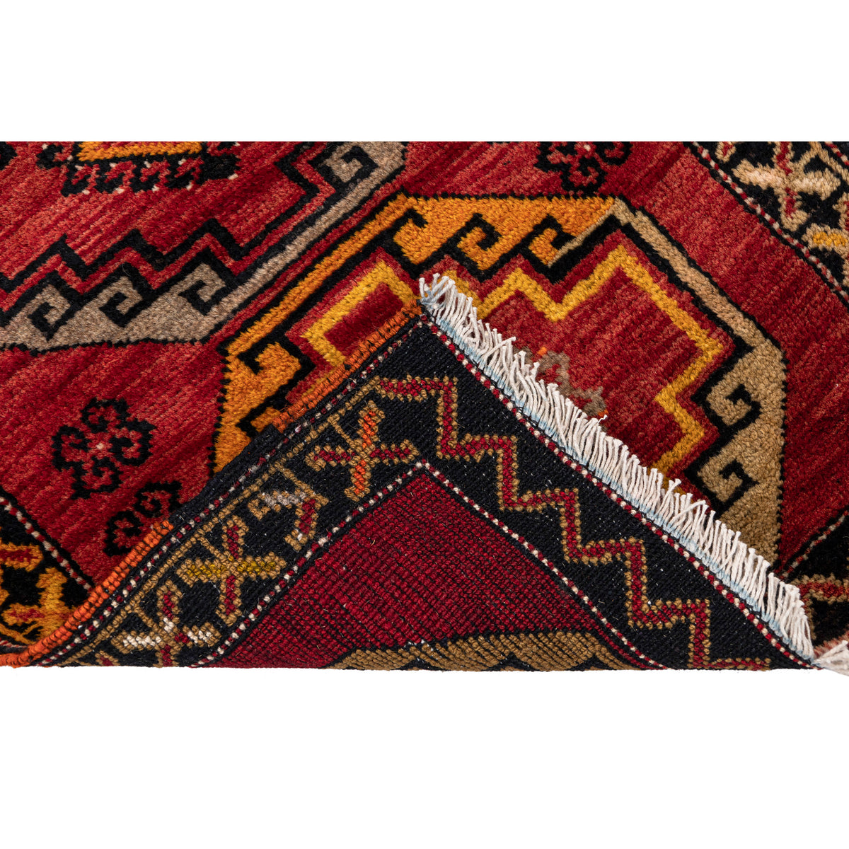 Handmade Small Boho Turkish Rug - (1'10" x 3'3")