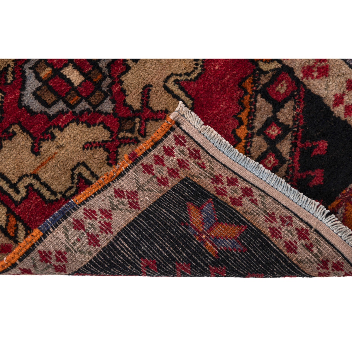 Authentic Anatolian Small Turkish Entryway Rug - (1'11" x 3'6")