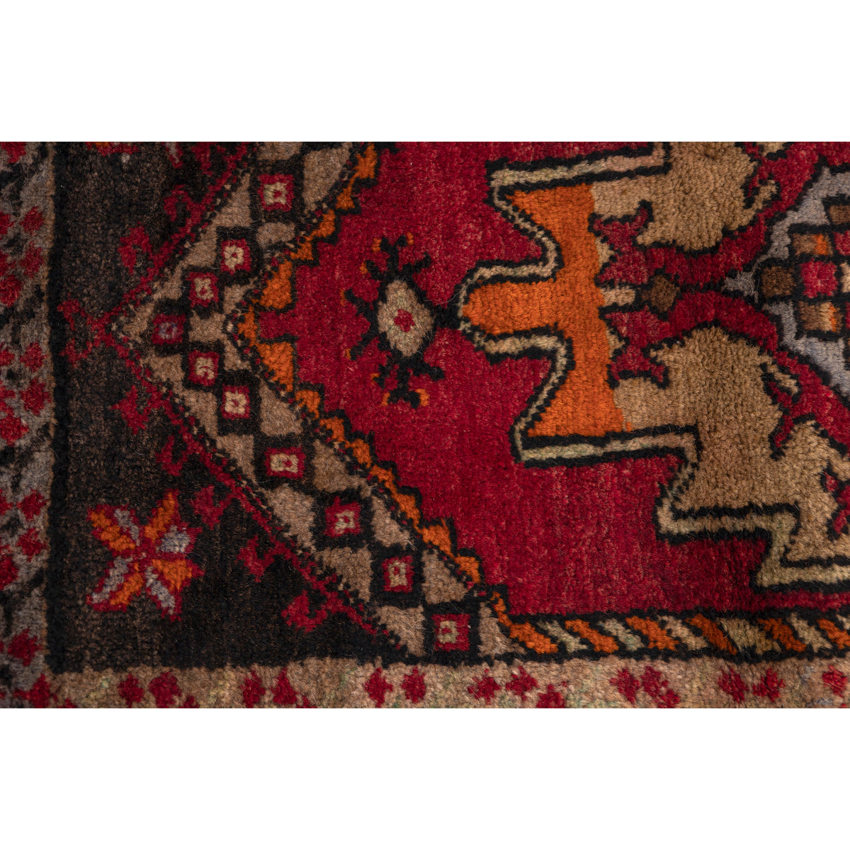 Authentic Anatolian Small Turkish Entryway Rug - (1'11" x 3'6")