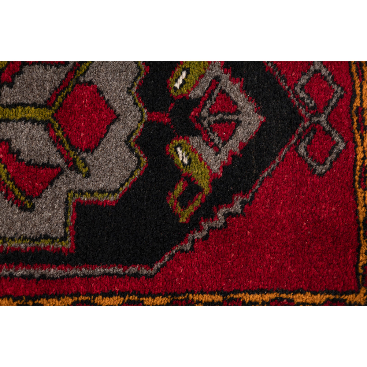 Handwoven Small Boho Turkish Entryway Rug - (1'10" x 3'5")