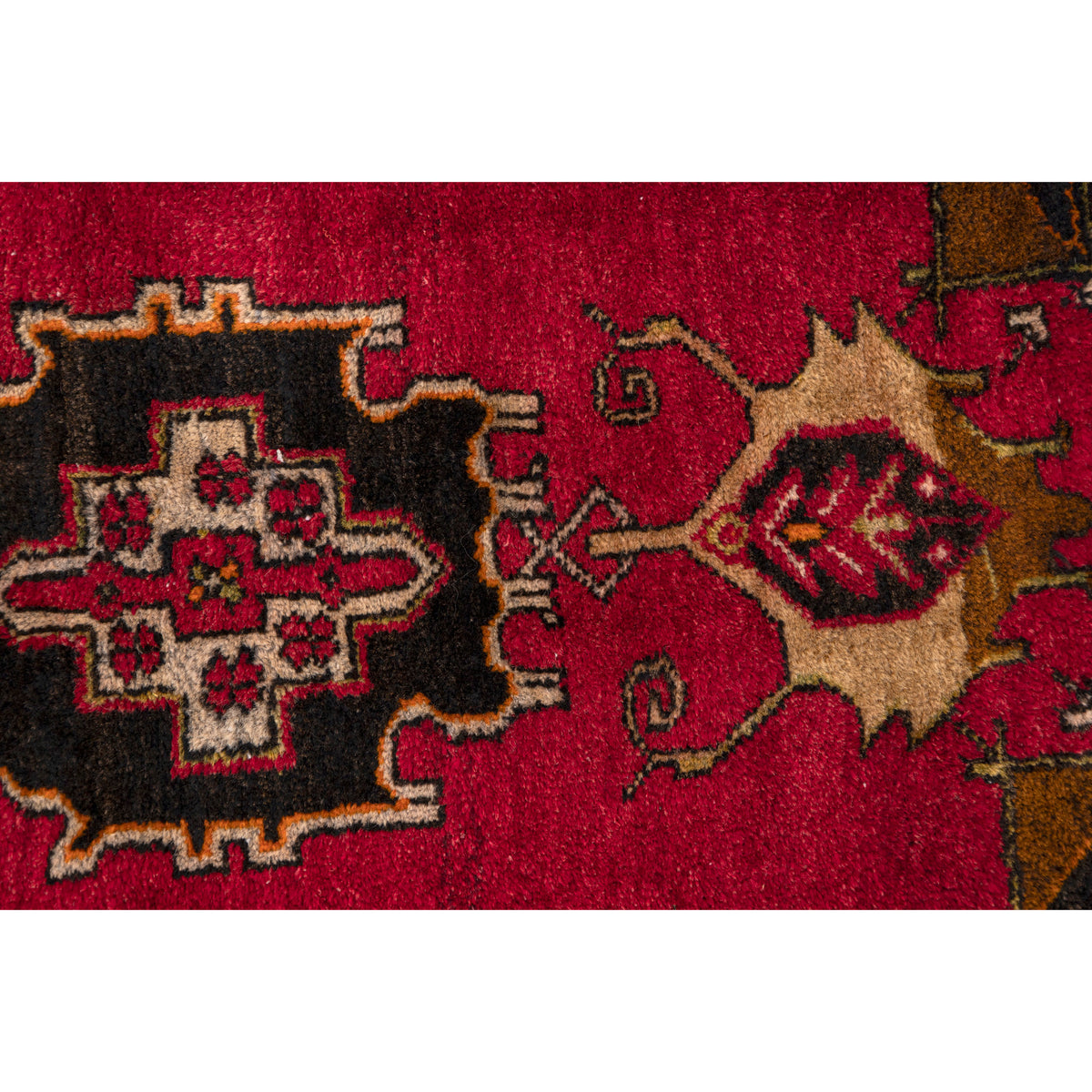 Vintage Turkish Handmade Doormat Rug - (2' x 3'10")