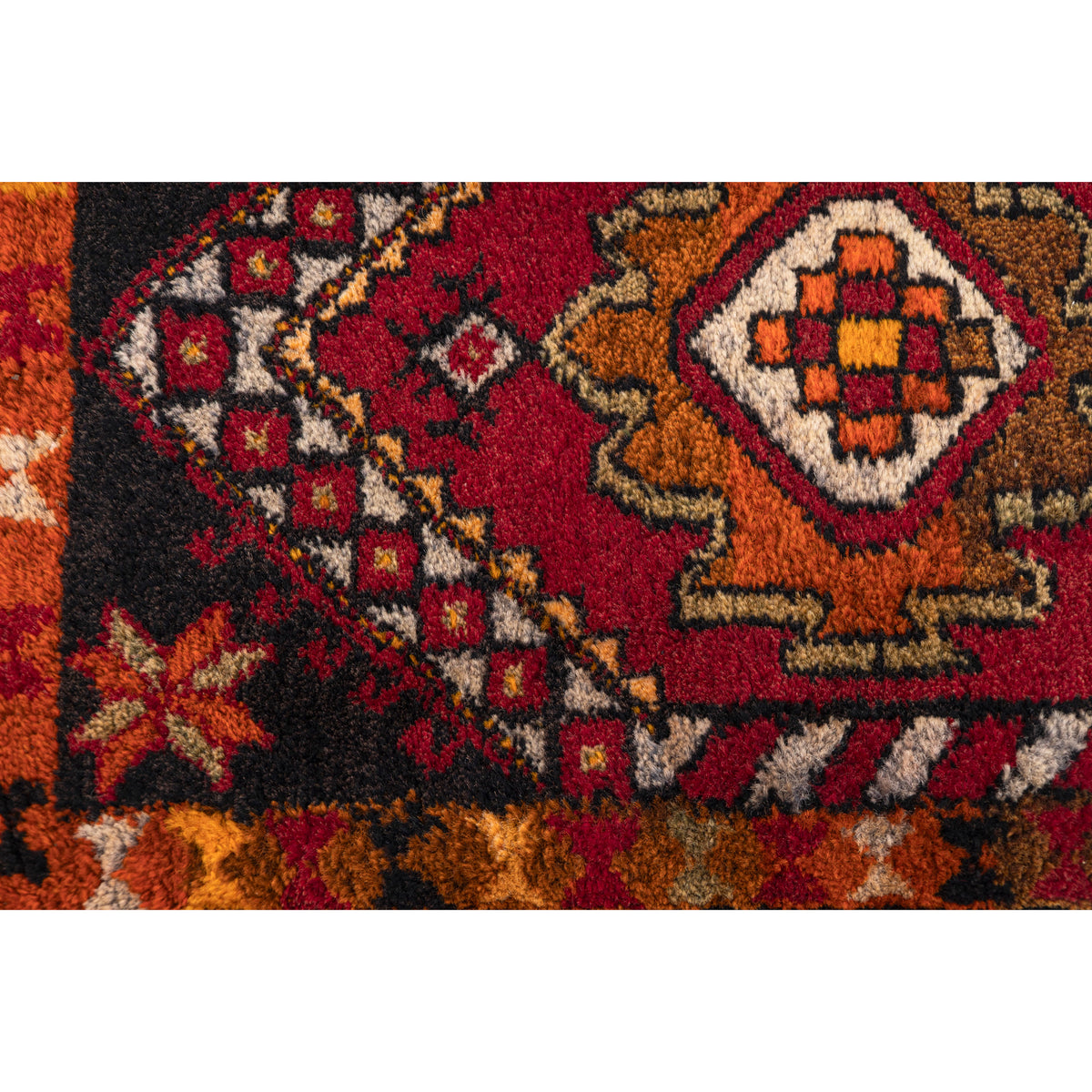 Vintage Turkish Handmade Doormat Rug - (1'10" x 2'11")