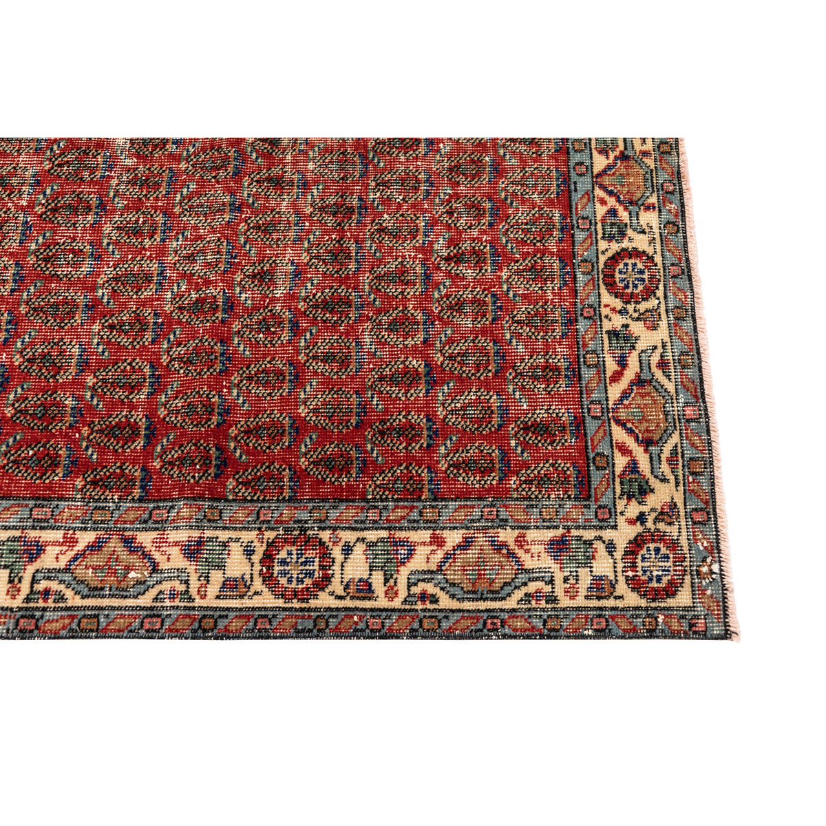 Rusakh - (3'8'' x 7') Vintage Turkish Rug