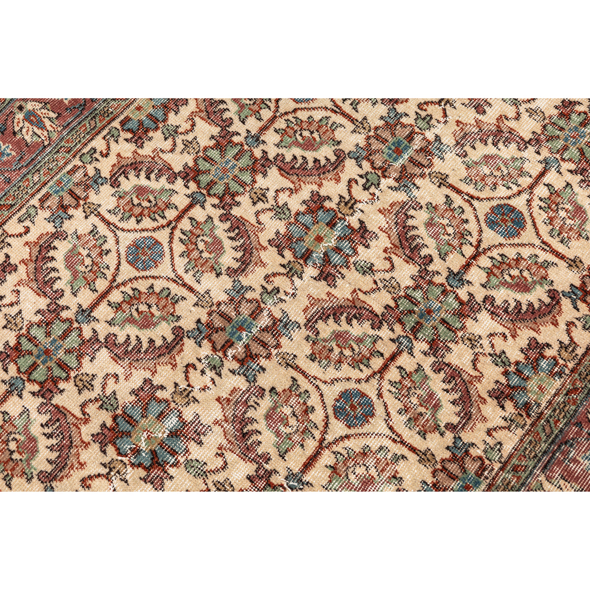 Maryev - (3'6'' x 6'7'') Vintage Turkish Rug