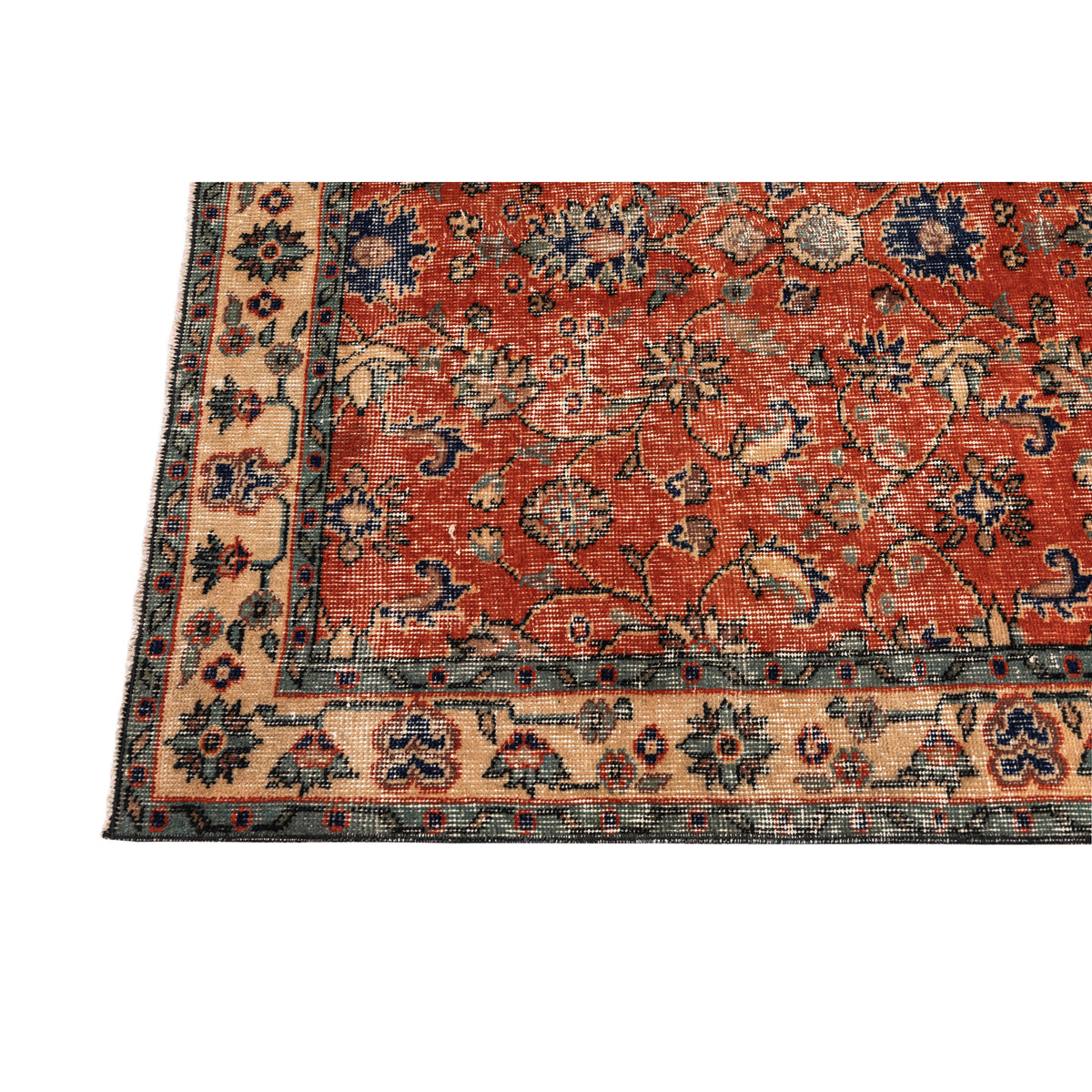 Physma - (4' x 6'8'') Vintage Turkish Rug