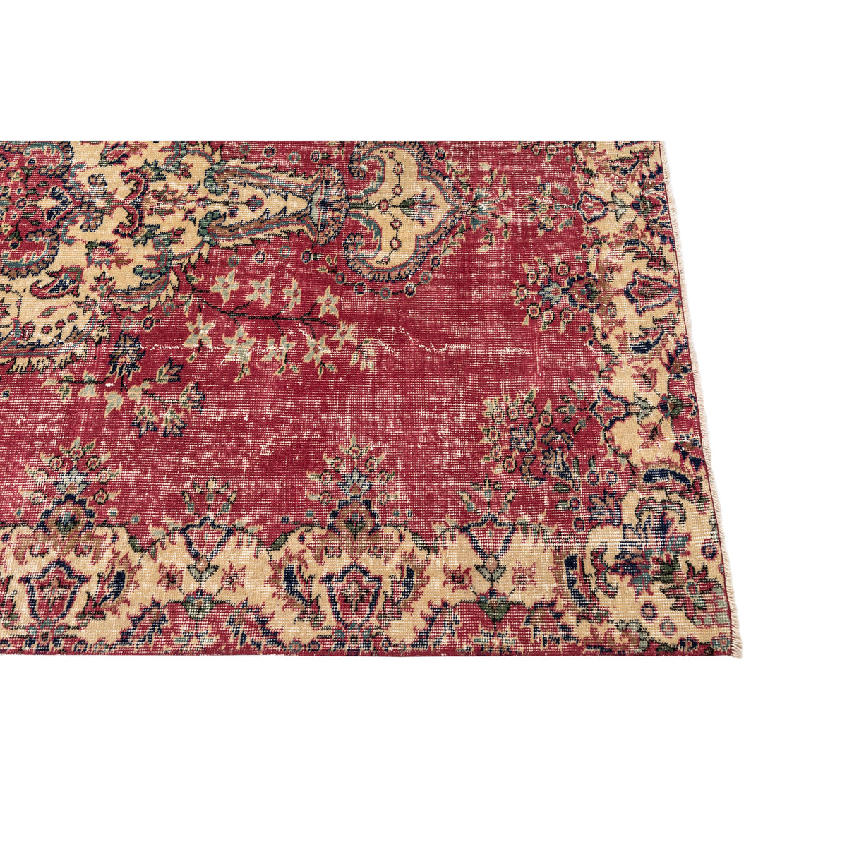 Sukhoru - (5'1'' x 8'4'') Vintage Turkish Rug