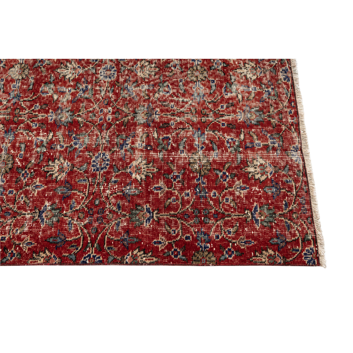 Morra - (5'4'' x 8'7'') Vintage Turkish Rug