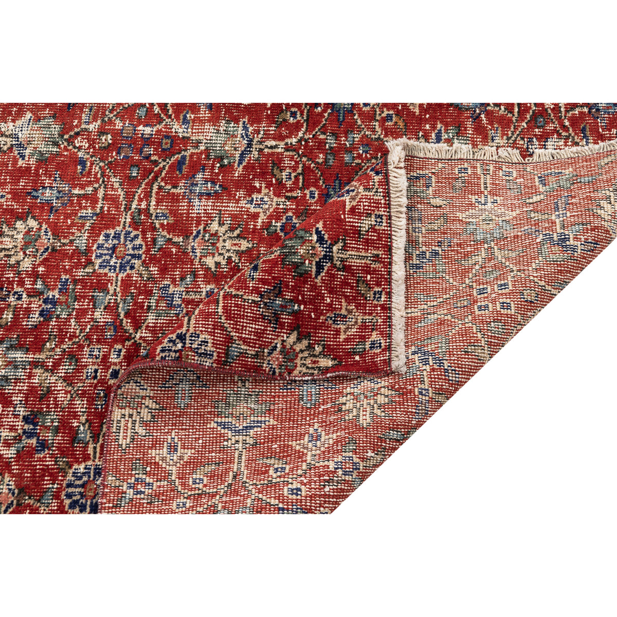 Morra - (5'4'' x 8'7'') Vintage Turkish Rug