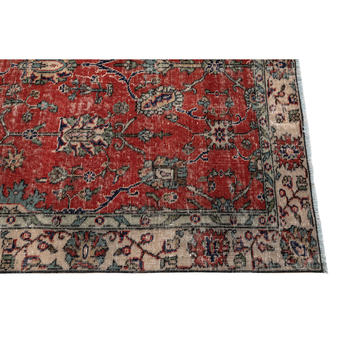 Neulka - (4'10'' x 7'8'') Vintage Turkish Rug