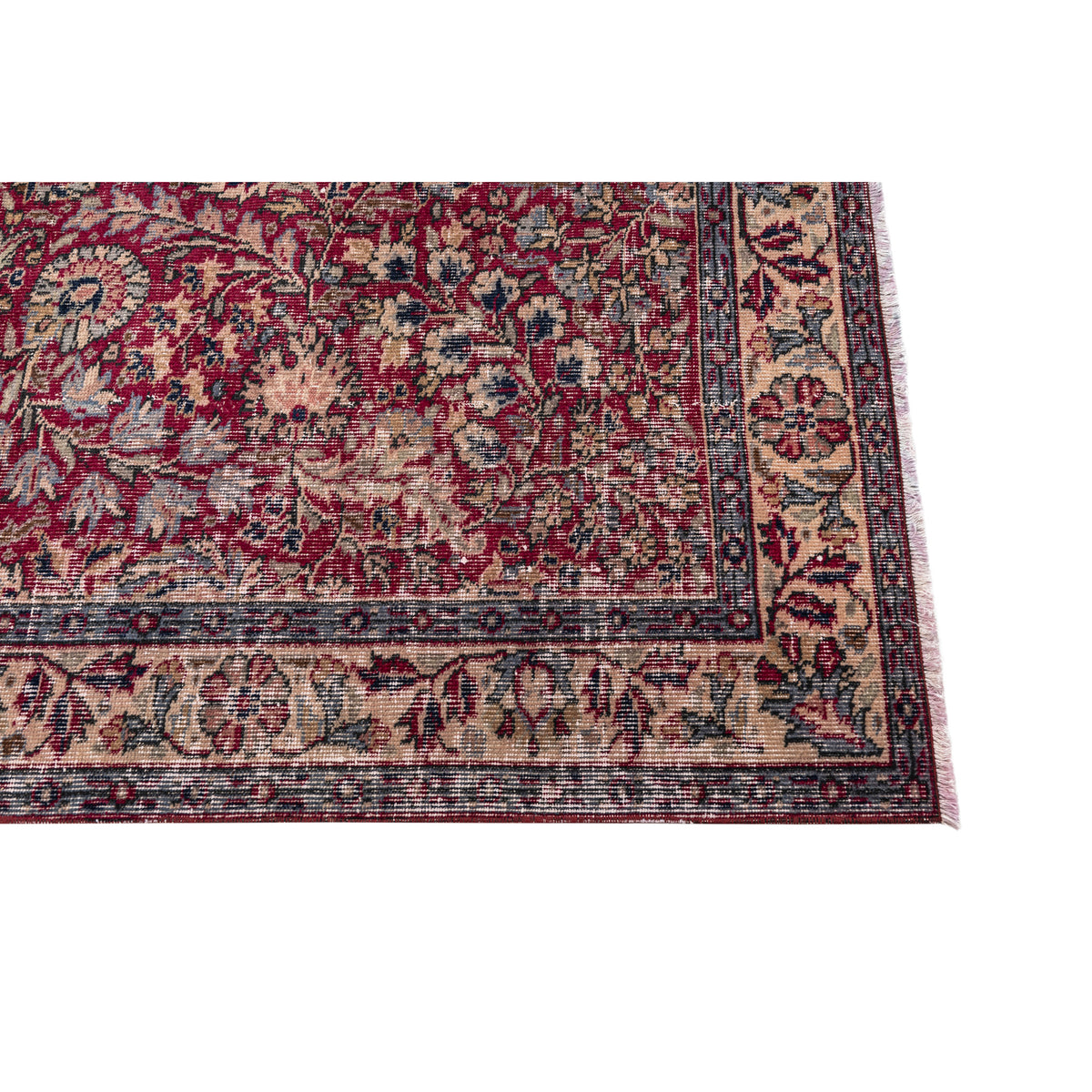 Drovya - (5'3'' x 8'7'') Vintage Turkish Rug