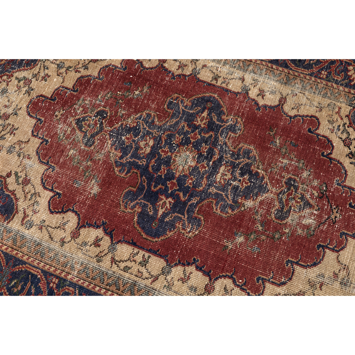 Oriental Oushak Area Rug - (3'5" x 5'10")