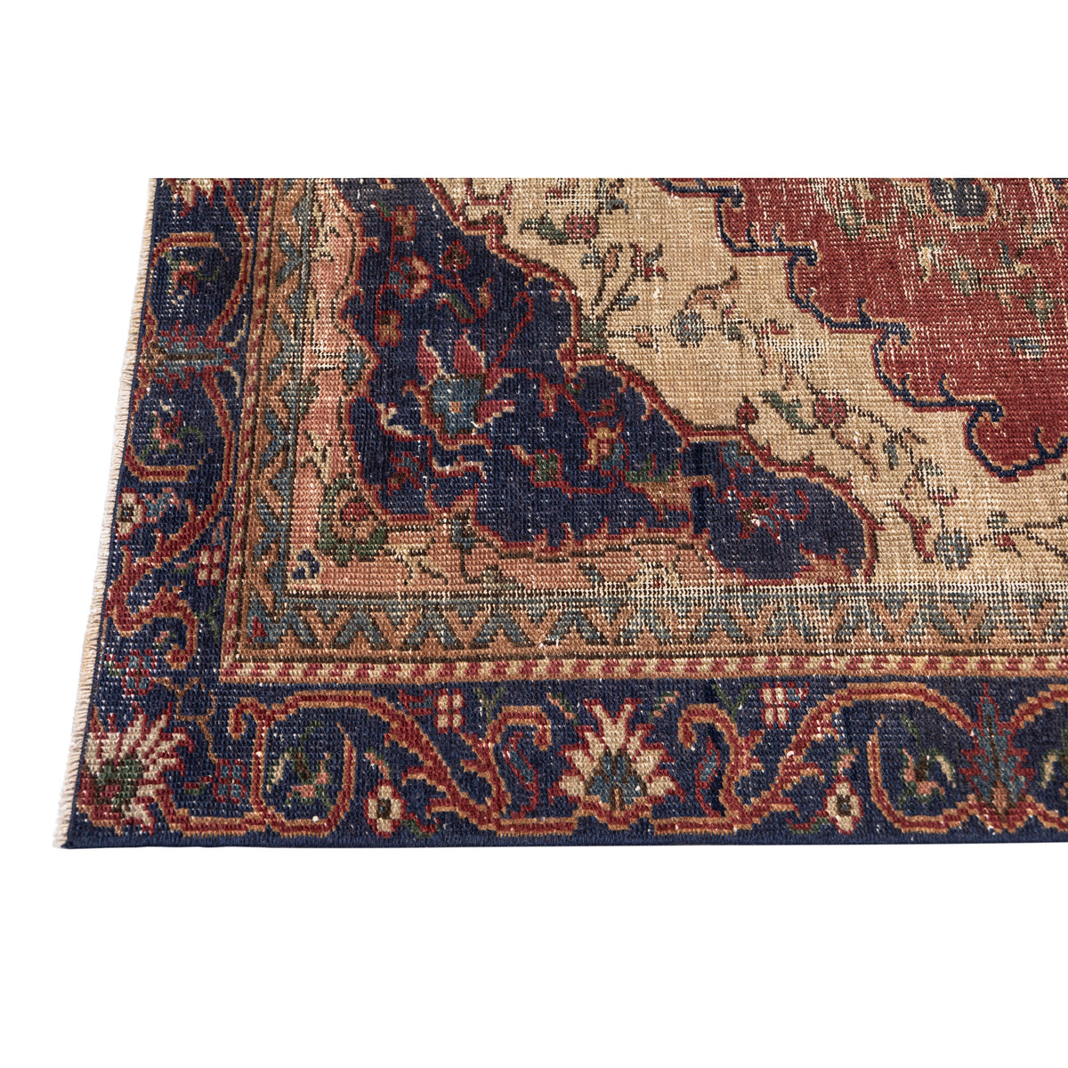 Oriental Oushak Area Rug - (3'5" x 5'10")