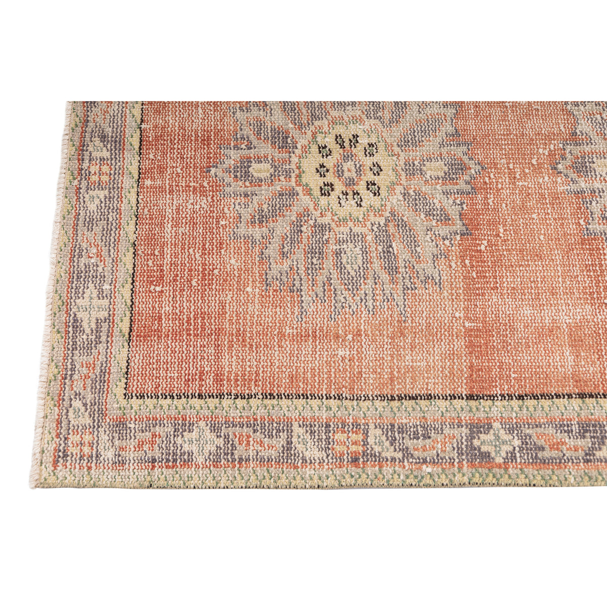 Small Turkish Kitchen Runner Rug - (2'8" x 6'7")