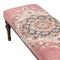 handmade vintage upholstered bench