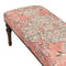 handmade vintage upholstered bench