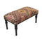 vintage upholstered bench