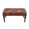 vintage upholstered bench