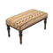 vintage upholstered bench