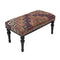 vintage upholstered bench