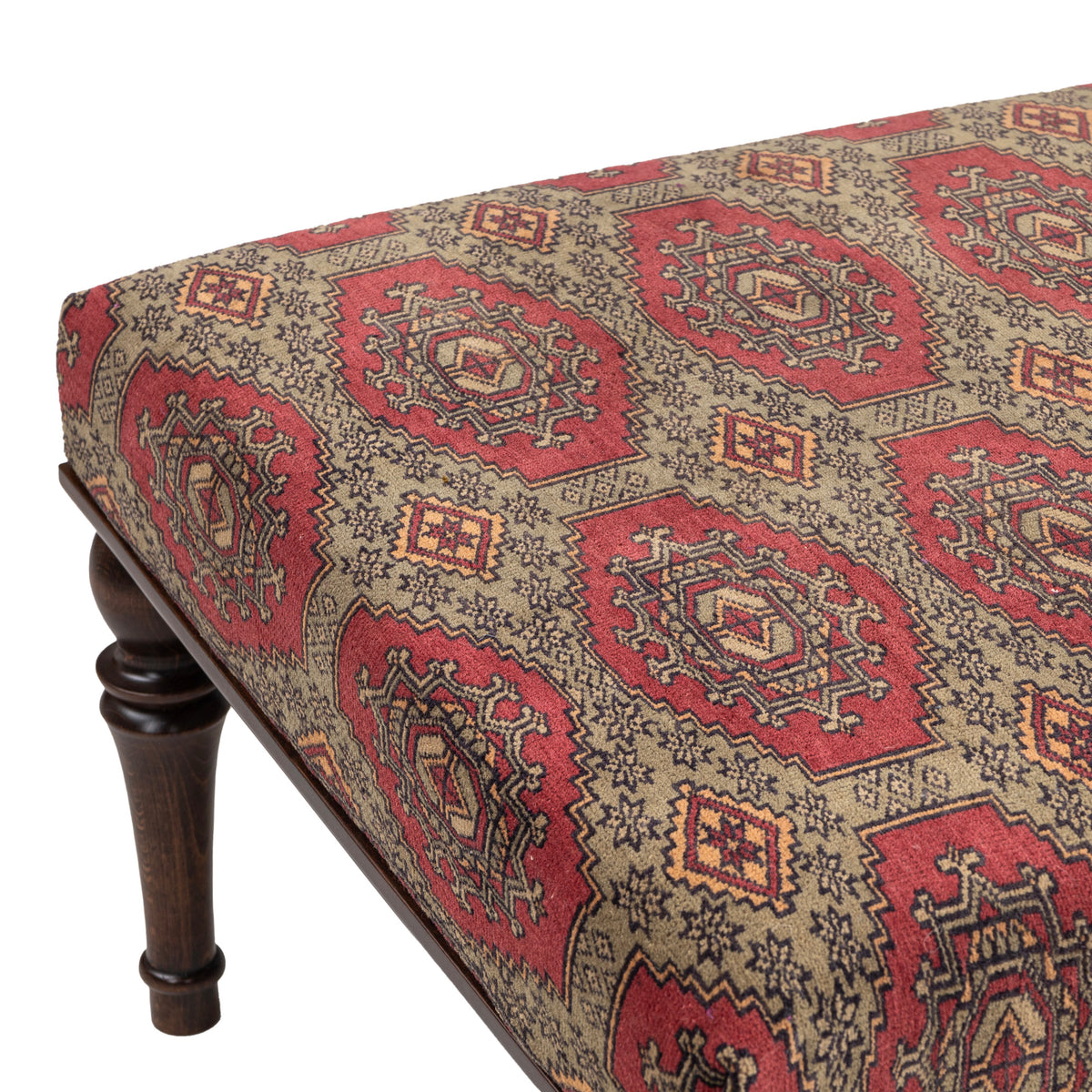 One-of-a-Kind Vintage Kilim Coffee Table – Handmade with Restored Kilims, Durable and Stylish