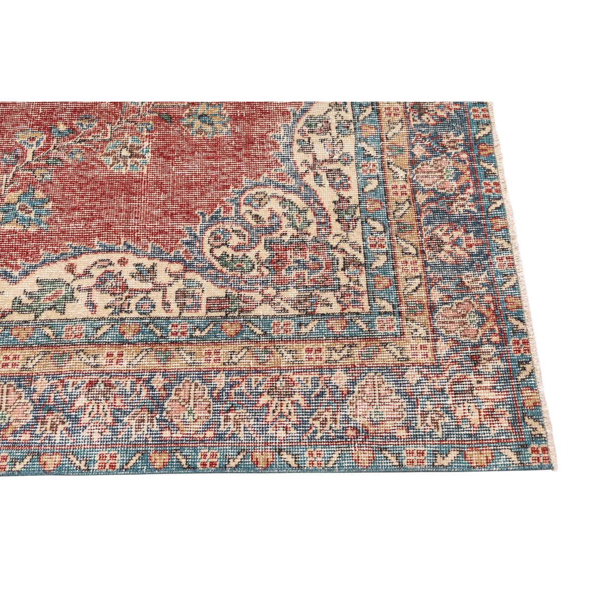 Ghezla - (5'2'' x 8'6'') Vintage Turkish Rug