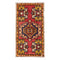 vintage turkish bathroom rug, small rug 