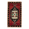 vintage turkish bathroom rug, small rug 